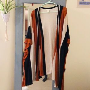 H&M bohemian long open cardigan